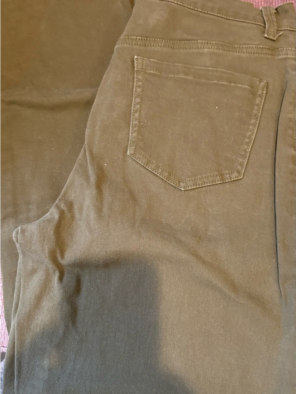 Gloria Vanderbilt Women’s Slim Straight Jeans in Olive (10 short)